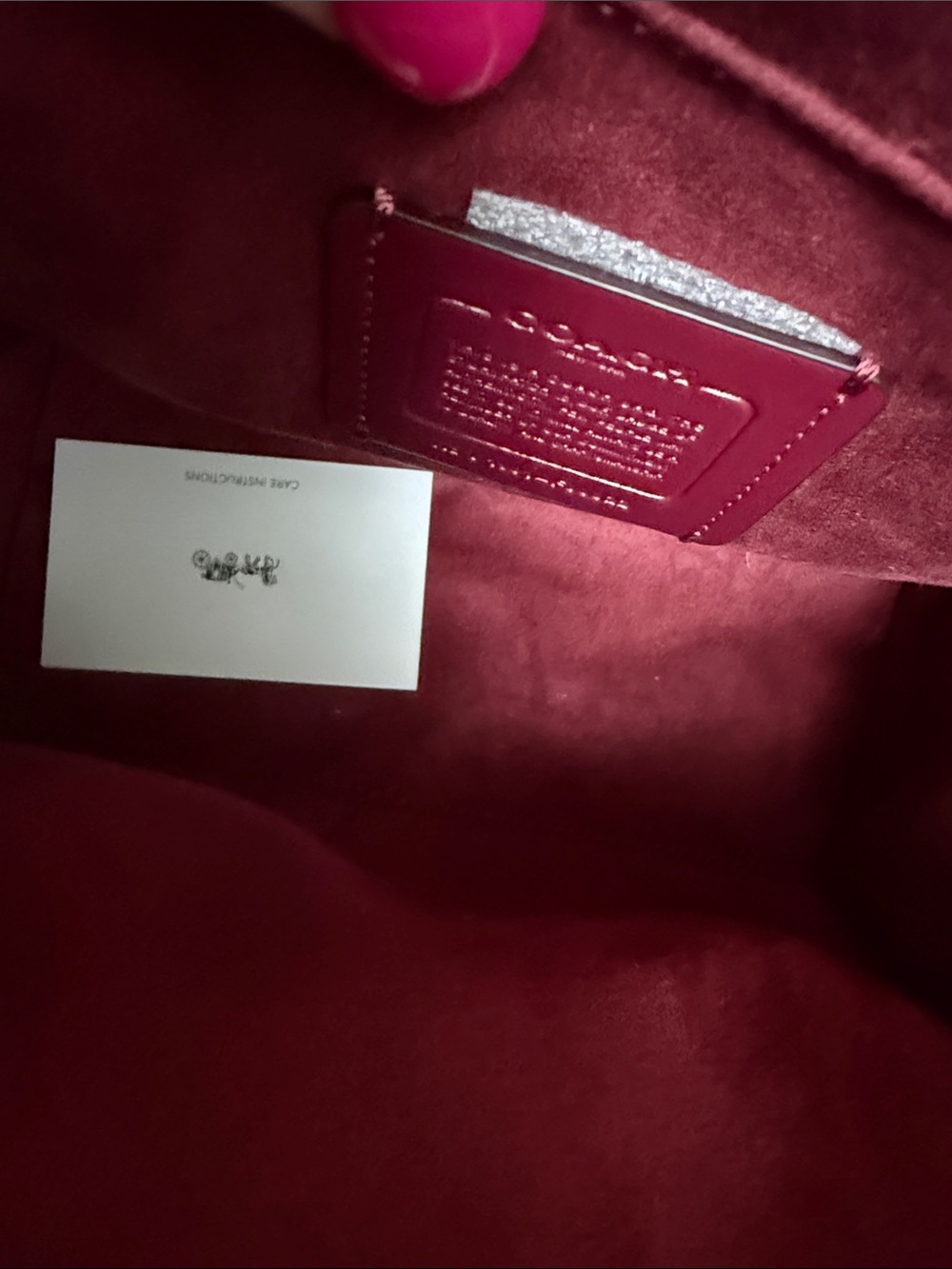Coach Quilted Pink Cassidy Backpack - Picture 7 of 12